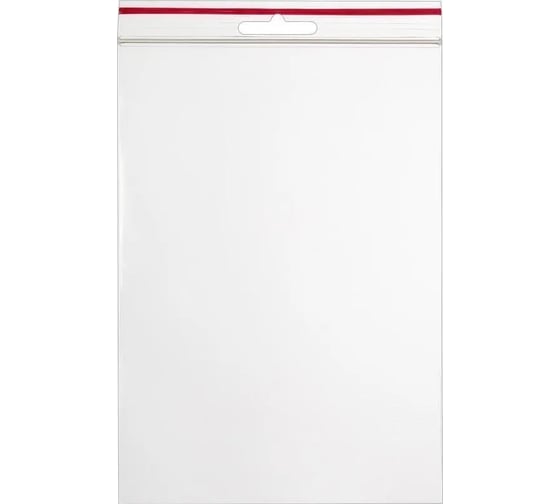 Пакет PACK INNOVATION с замком Zip-Lock, с европодвесом, 20x25 см, 60 мкм, 100 шт IP0E202560-1 1
