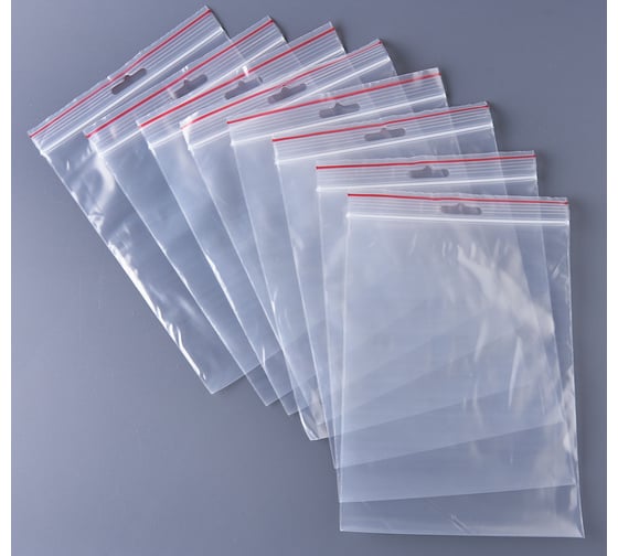 Пакет PACK INNOVATION с замком Zip-Lock, с европодвесом, 15x20 см, 60 мкм, 100 шт IP0E152060-1