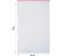 Пакет PACK INNOVATION с замком Zip-Lock, 40 мкм, размер 20x30 см, 500 шт IP00203040-5