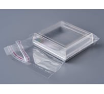 Пакет PACK INNOVATION БОПП с клеевым клапаном, 10x10+4 см, 20 мкм, 1000 шт IP00BOРР1010.20-10
