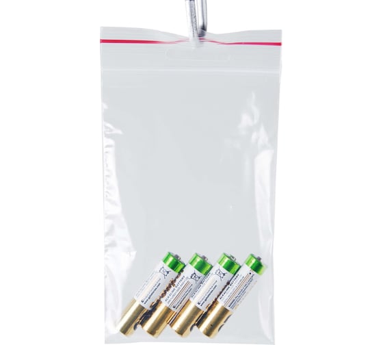 Пакет PACK INNOVATION с замком зиплок, с европодвесом, 8x12 см, 60 мкм, 200 шт IP0ES0081260-200