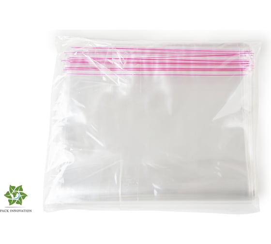 Пакет PACK INNOVATION БОПП с клеевым клапаном, 30x45+4 см, 35 мкм, 500 шт IP00BOРР003045.30-5 1