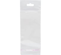 Пакет PACK INNOVATION БОПП с клеевым клапаном, 9.5x20+3 см, с европодвесом, 30 мкм, 500 шт IP00BOРР0920.30-500