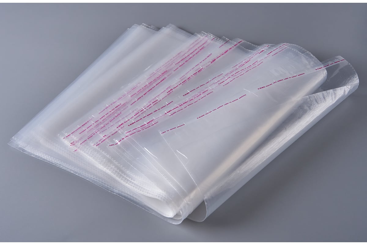 Фасовочный пакет PACK INNOVATION ПВД с клеевым клапаном, 30x40+5 см ...