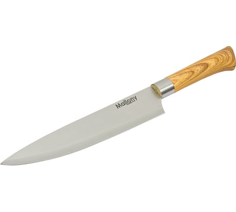 Поварской нож Mallony FORESTA с пластиковой рукояткой под дерево 20 см 103560