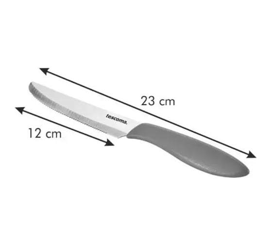 Столовый нож Tescoma PRESTO 12 см 6 шт, красный 863054,2