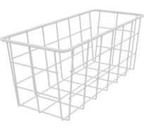 Корзина для хранения НАЙДИ 250x100x100, белый муар KOR-25х10х10-53