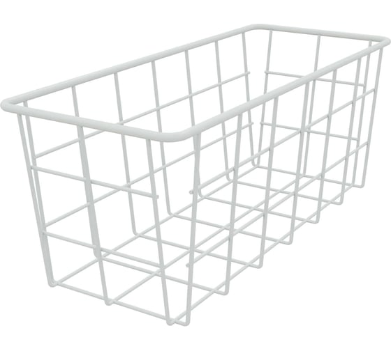 Корзина для хранения НАЙДИ 250x100x100, белый муар KOR-25х10х10-53