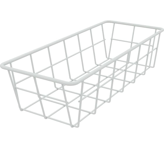 Корзина для хранения НАЙДИ 250x100x65, белый муар KOR-25х10х6-53