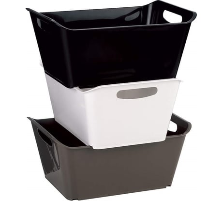 Хозяйственный контейнер GENSINI 5 л, 28x19.4x11.6 см, пластик 3331