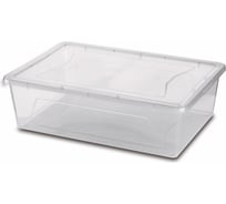 Хозяйственный контейнер с крышкой GENSINI 55x37,5x16 см, 22 л, пластик 2244