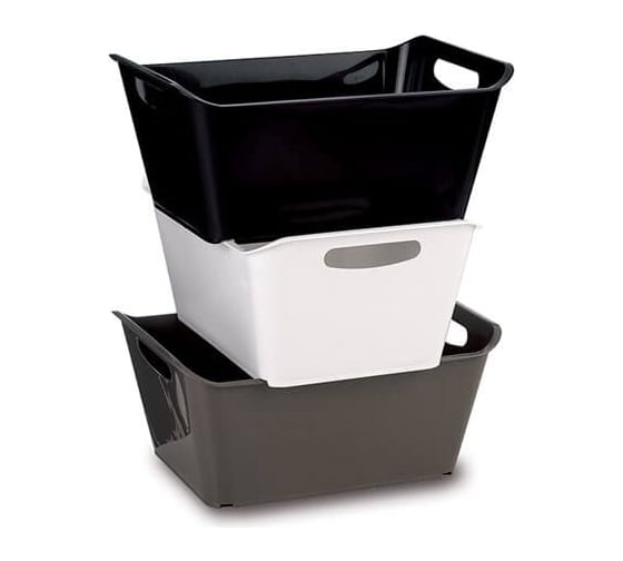 Хозяйственный контейнер GENSINI 1.5 л, 19.7x14x9 см, пластик 3330