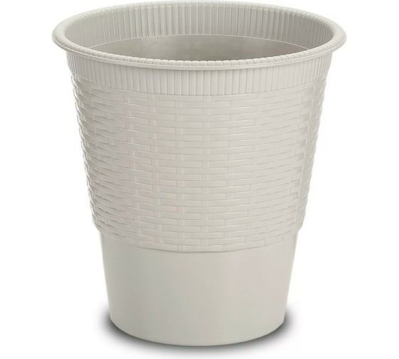 Хозяйственная корзина GENSINI Rattan, диаметр 23.5 см, высота 24 см, 8 л, пластик, цвет ассорти 2176