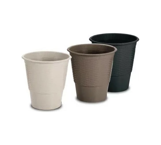 Хозяйственная корзина GENSINI Rattan, диаметр 23.5 см, высота 24 см, 8 л, пластик, цвет ассорти 2176