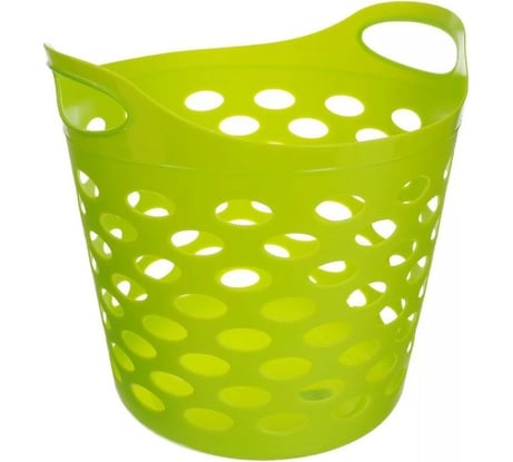 Корзина-сумка GENSINI средняя, 32 л, 37x37x38 см, пластик, цвет ассорти 3310