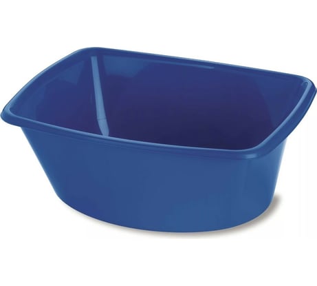 Прямоугольный таз GENSINI 38x30x14 см, 11 л, пластик, цвет ассорти 3343