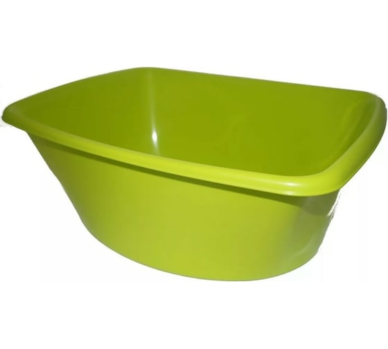 Прямоугольный таз GENSINI 38x30x14 см, 11 л, пластик, цвет ассорти 3343