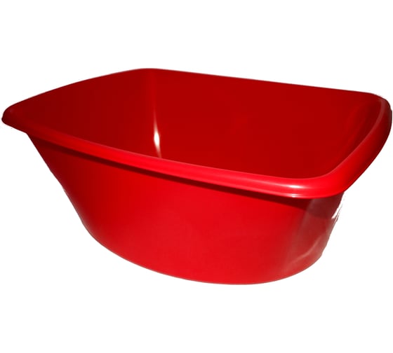 Прямоугольный таз GENSINI 38x30x14 см, 11 л, пластик, цвет ассорти 3343