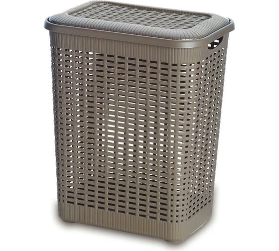 Хозяйственная корзина GENSINI Rattan, 50 л, пластик, цвет ассорти 2158