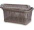 Корзина GENSINI Rattan 40 л, 59x40x29 см, с крышкой пластик, цвет ассорти 2169 1