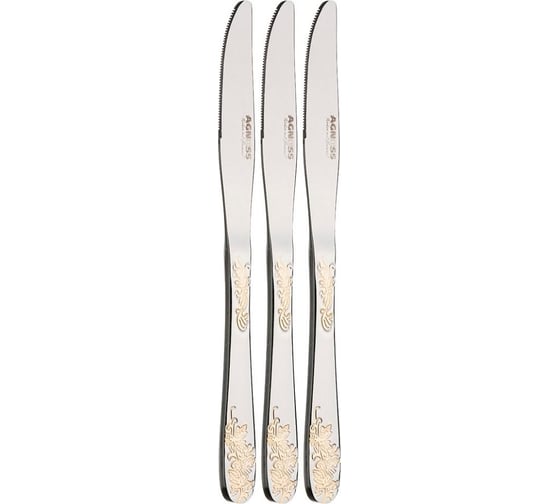 Упаковка ножей Agness GARDEN 3 шт, длина 23 см 922-235