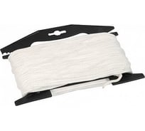 Плетеный шнур MAESTRO с сердечником, 3 мм х 50 м, белый, рамка 69090