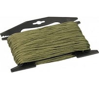 Плетеный шнур MAESTRO с сердечником, 3 мм х 50 м, хаки, рамка 69092