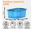 Контейнер с крышкой HONEYCOMB 10 л, серия HOME, прозрачно-голубой M-H10-00.06new 2