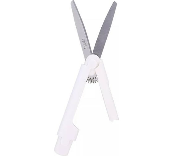Складные ножницы DELI E6076 Vivid 117 мм сталь ассорти блистер, 12 шт 1113534 1