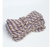 Декоративный витой шнур СИМАЛЕНД 12 мм, без тесьмы №11.7, 25 м 6998041