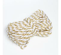 Декоративный витой шнур СИМАЛЕНД 12 мм, без тесьмы №0.1, 25 м 6998026