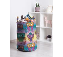 Корзина для игрушек JOYARTY Собрание сов 35x50 см toba_378652_M