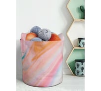 Текстильная корзина для хранения вещей и игрушек JOYARTY Течение красок 19 литров planta_18899_5