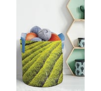 Большая текстильная корзина для хранения вещей и игрушек JOYARTY Фермерские холмы с ручками 27 planta_9978_7