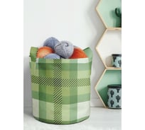 Текстильная корзина для хранения вещей и игрушек JOYARTY Тканевая решетка 19 литров planta_31131_5
