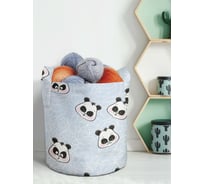 Текстильная корзина для хранения вещей и игрушек JOYARTY Взгляд панды 19 литров planta_18127_5