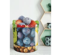 Текстильная корзина для хранения вещей и игрушек JOYARTY Витаминный рай 19 литров planta_32030_5