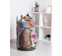 Корзина для игрушек JOYARTY Мама медведица и медвежонок 35x50 см toba_378650_M