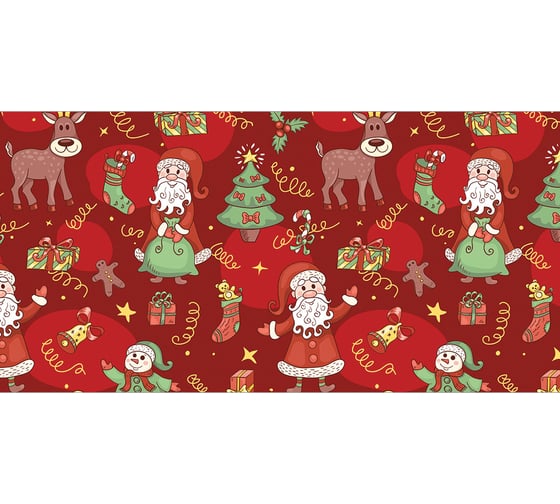 Корзина для игрушек JOYARTY Дедушка Мороз с друзьями 35x50 см toba_378415_M