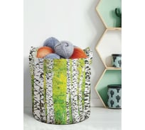 Текстильная корзина для хранения вещей и игрушек JOYARTY Березовая роща 19 литров planta_9342_5