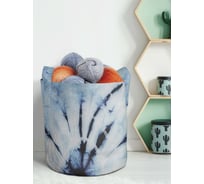 Текстильная корзина для хранения вещей и игрушек JOYARTY Абстрактный дым 19 литров planta_20179_5