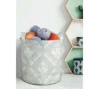 Текстильная корзина для хранения вещей и игрушек JOYARTY Равномерные формы 19 литров planta_3828_5