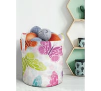 Текстильная корзина для хранения вещей и игрушек JOYARTY Парад бабочек 19 литров planta_13598_5