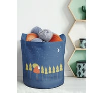 Текстильная корзина для хранения вещей и игрушек JOYARTY Новогодний ход 19 литров planta_380792_5