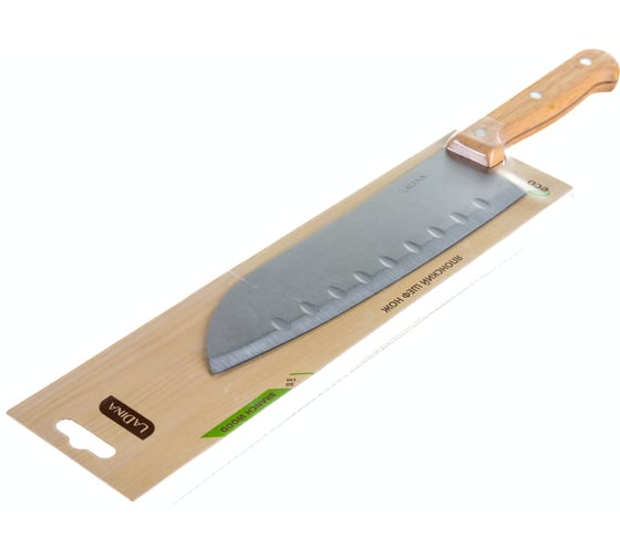 Кухонный нож Ladina Branch wood японский шеф-нож 30см 30101-7