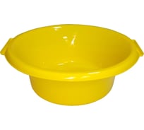Круглый таз ООО Шеф полимер 5 л полипропилен желтый BA/PP5YE/RO
