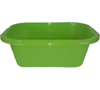 Прямоугольный таз ООО Шеф полимер 15 л полипропилен зеленый BA/PP15G/RE