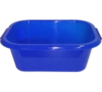 Прямоугольный таз ООО Шеф полимер 15 л полипропилен синий BA/PP15BL/RE