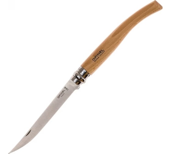 Филейный Нож Opinel №12 нержавеющая сталь, рукоять бук 518