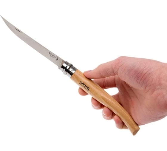 Филейный Нож Opinel №12 нержавеющая сталь, рукоять бук 518